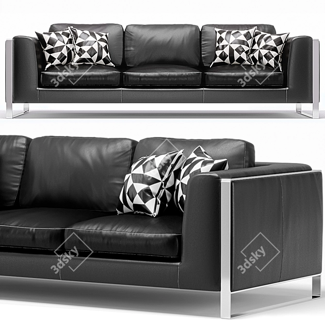 VIG Furniture Divani Casa 945: Sleek Modern Sofa 3D model image 1