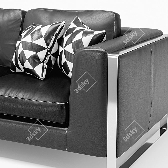 VIG Furniture Divani Casa 945: Sleek Modern Sofa 3D model image 2