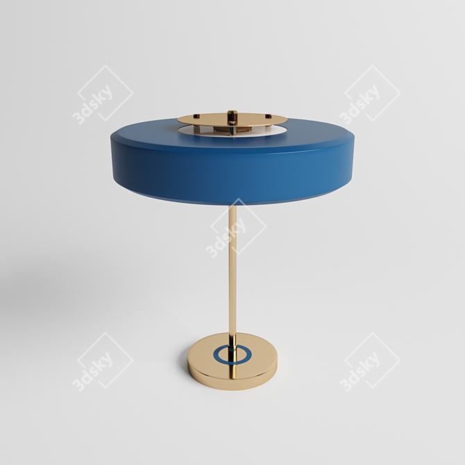 Sophisticated Evolution: Bert Frank Table Lamp 3D model image 1