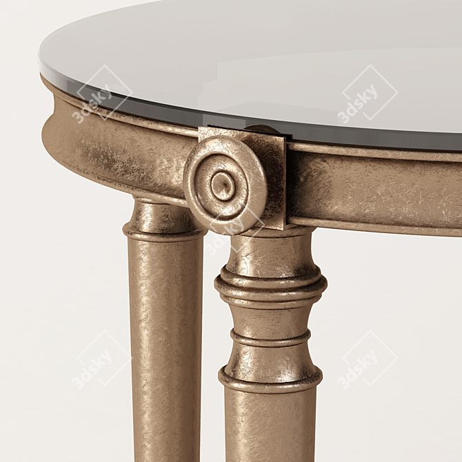 Elegant Cavell Glass Coffee Tables 3D model image 2