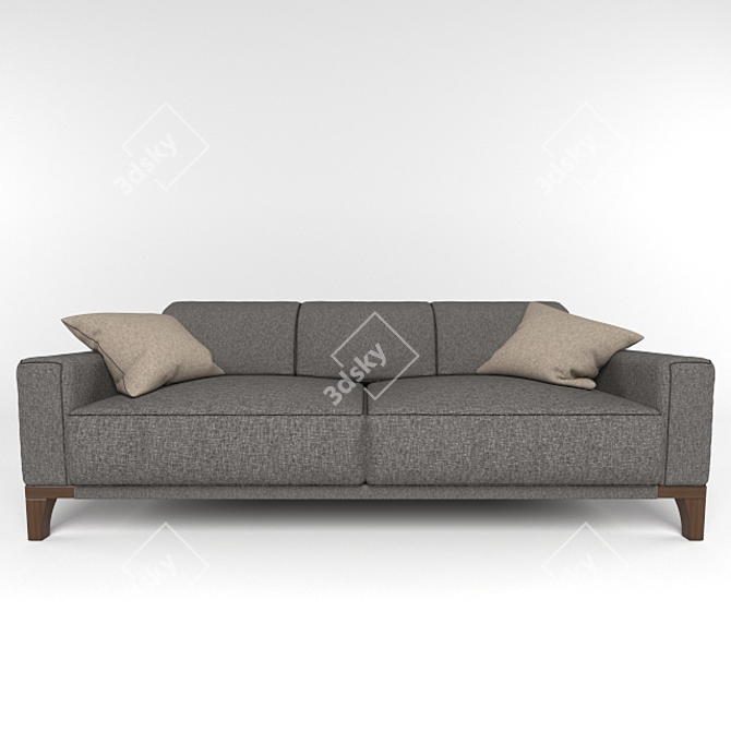 Bormio Sofa: Luxurious Comfort for Your Home 3D model image 2