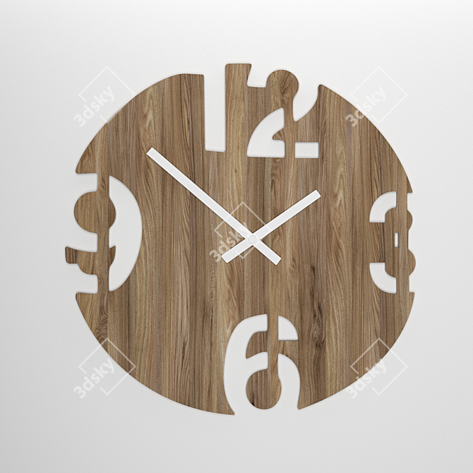 Elegant Timepiece Display Solution 3D model image 1