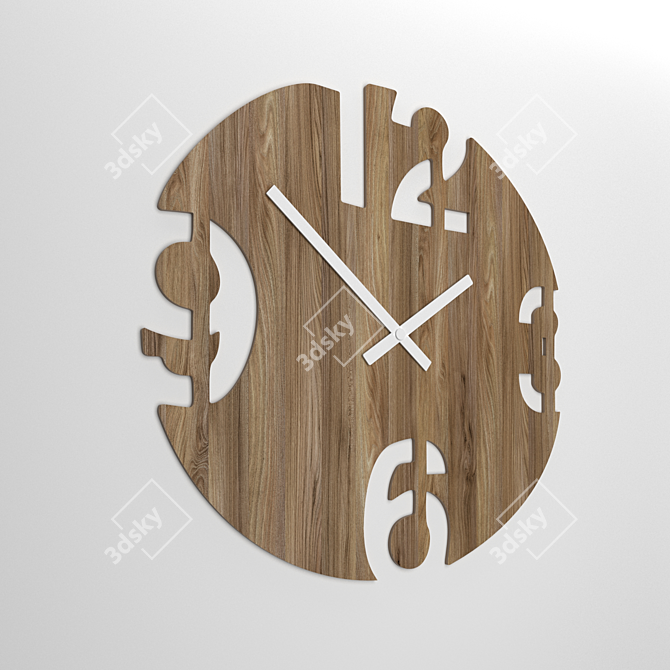 Elegant Timepiece Display Solution 3D model image 2