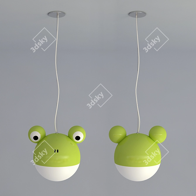 Belgian MADE KICO ANORA Kids' Chandelier 3D model image 2