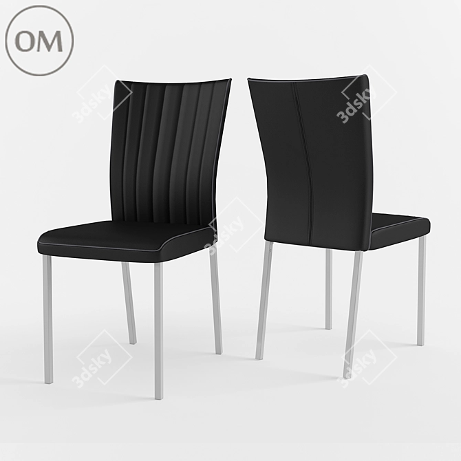 Telly Chair: Stylish and Comfortable Seating 3D model image 2