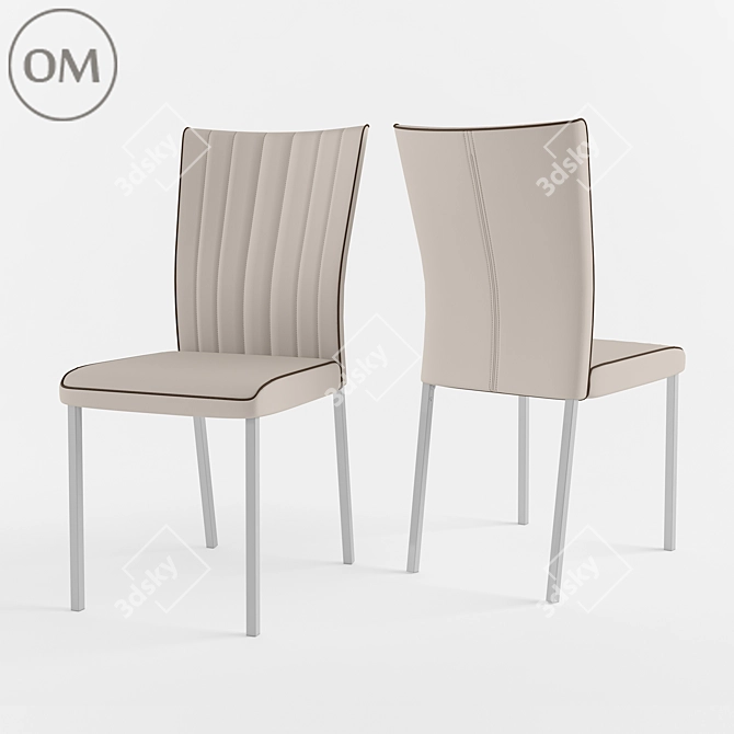 Telly Chair: Stylish and Comfortable Seating 3D model image 3