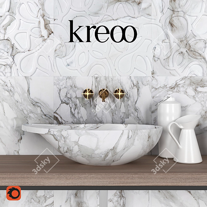 Kreoo Cashmere: Luxury with Dornbracht 3D model image 1