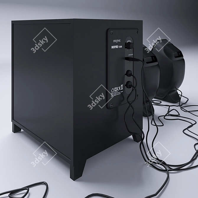 Immersive Sound with Creative T3300 3D model image 2