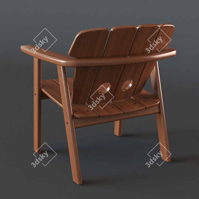 TAJÁ: Contemporary Brazilian Armchair 3D model image 2