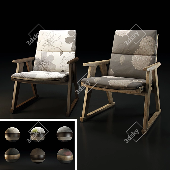 Modern Chair_VID_02 3D model image 1