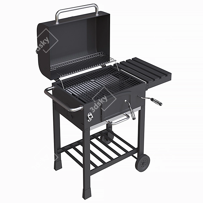 CMI Charcoal Grill - 102x70x112cm 3D model image 1