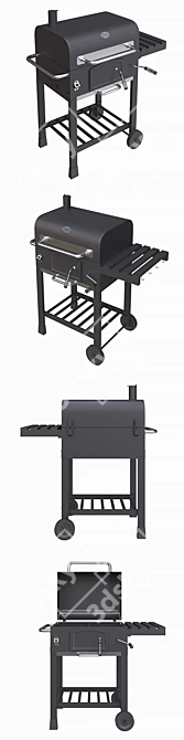 CMI Charcoal Grill - 102x70x112cm 3D model image 2