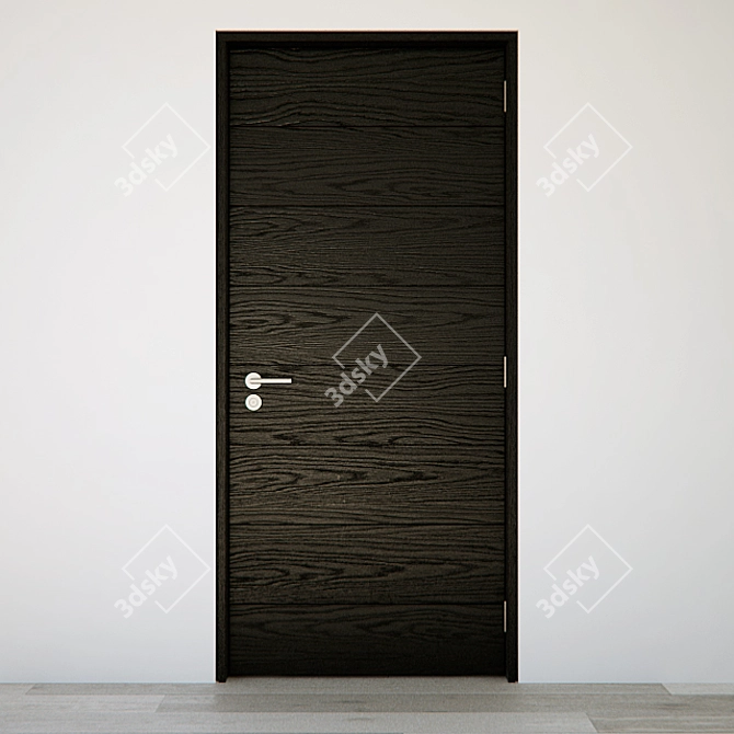 Modern Entry Door (97x210 cm) 3D model image 1