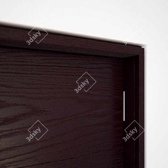 Sleek Contemporary Door 3D model image 2