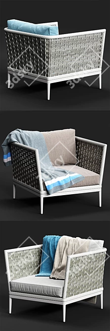 Varaschin ALGARVE Armchair - Modern and Stylish Seating 3D model image 2