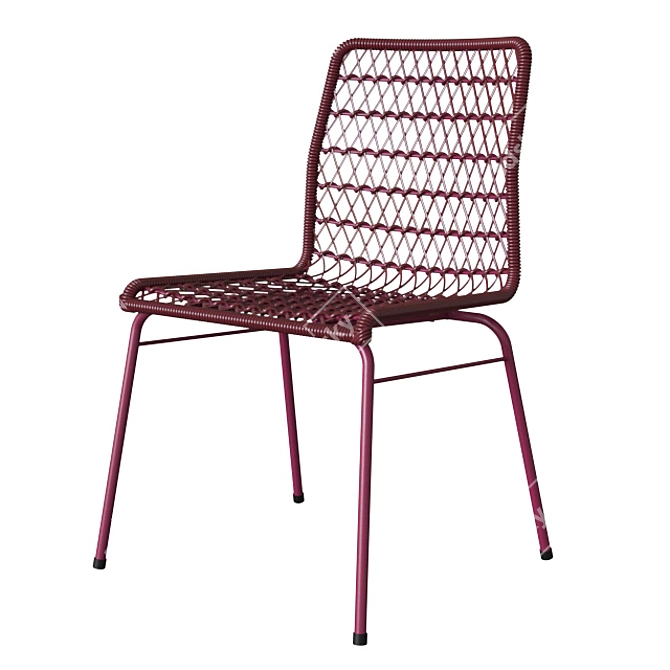 Elegant TRAMA Chair by Artesian 3D model image 1