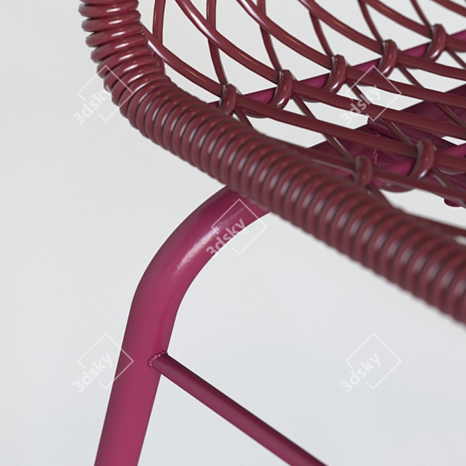 Elegant TRAMA Chair by Artesian 3D model image 2