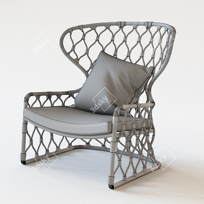 Tidelli Painho Living: Style and Comfort 3D model image 3