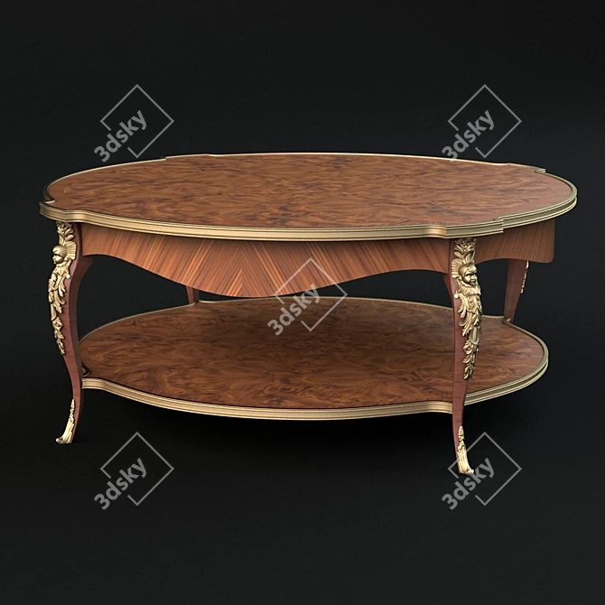 Caryatid Circular Cocktail Table 3D model image 1