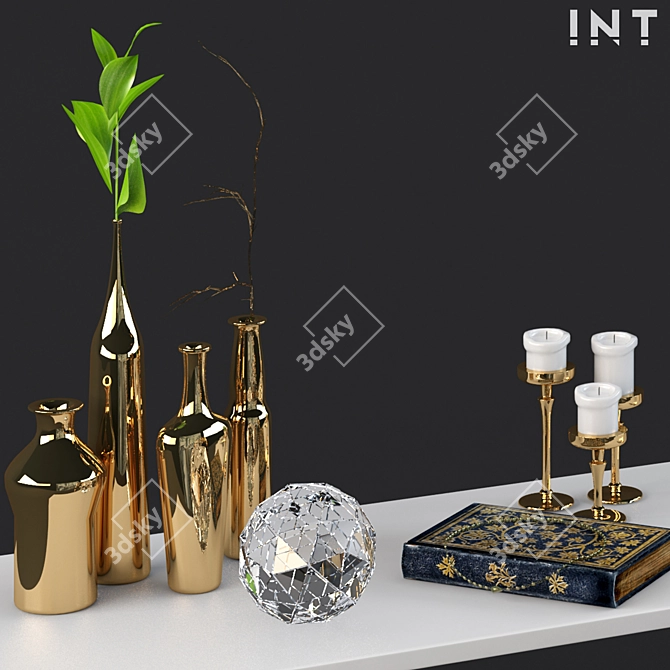 Modern Decorative Ornaments 3D model image 3