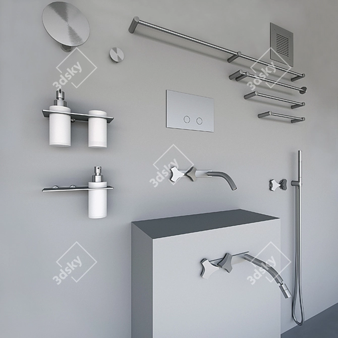 Sleek Stem Collection by CEA Design 3D model image 2