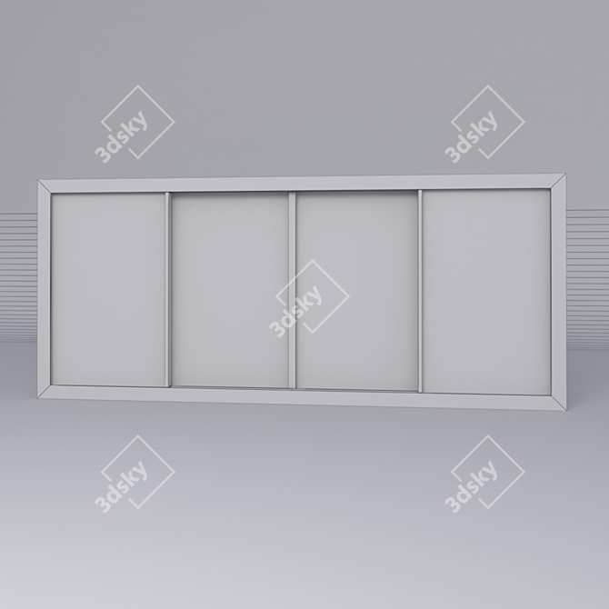 Schuco ASS 77 PD Sliding Door - Maximum Size of 13m x 3.5m 3D model image 3