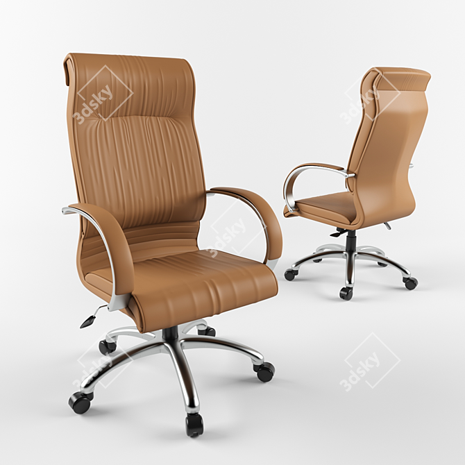 Modern Farrar 01 Office Chair 3D model image 2