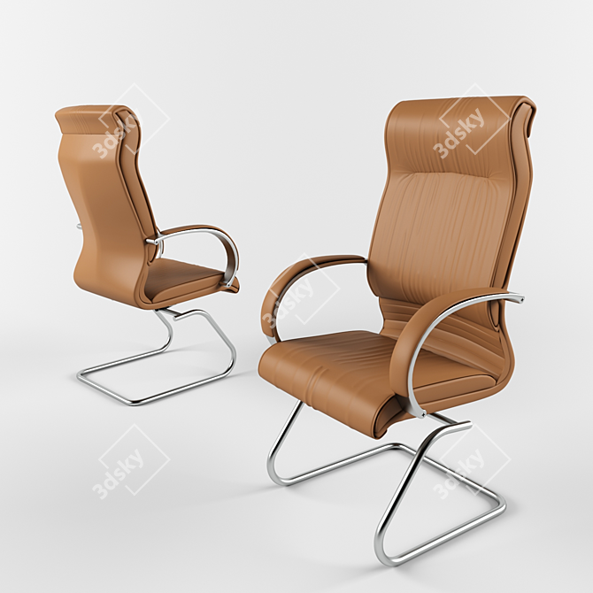 Modern Farrar 01 Office Chair 3D model image 3