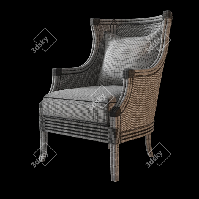 Bali Hai Rum Beach Chair - Ultimate Relaxation 3D model image 2