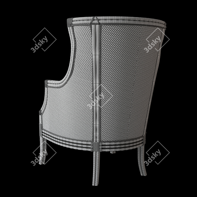 Bali Hai Rum Beach Chair - Ultimate Relaxation 3D model image 3