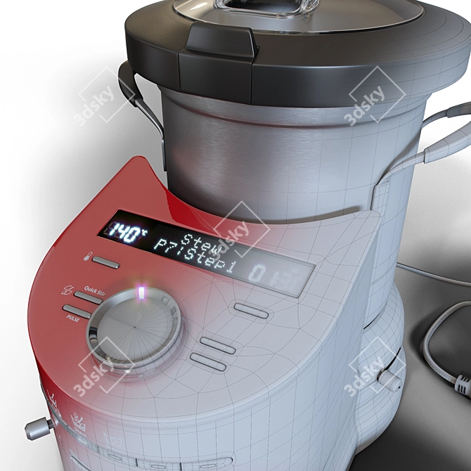 KitchenAid Artisan Kitchen Processor: Efficient and Versatile 3D model image 2