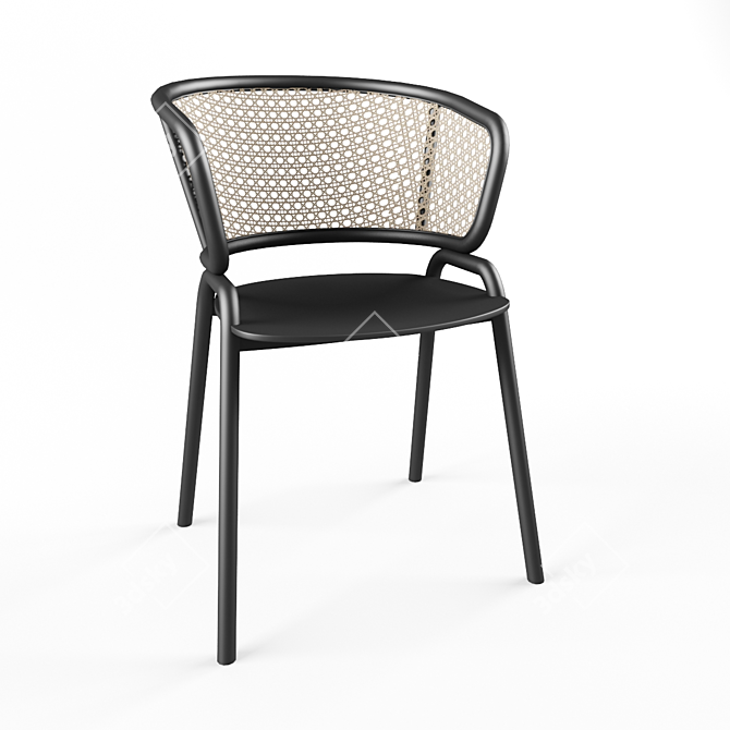 Frantz Designer Chair: Modern Elegance 3D model image 1