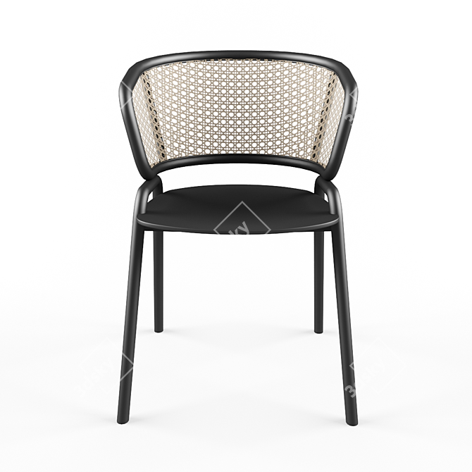 Frantz Designer Chair: Modern Elegance 3D model image 2