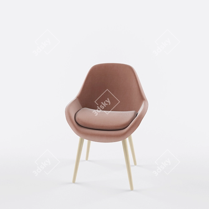 Elegant Workspace Set 3D model image 3