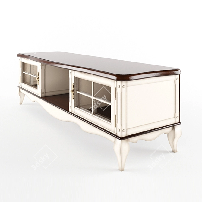 Stylish TV Cabinet VERO - Organize in Style! 3D model image 2