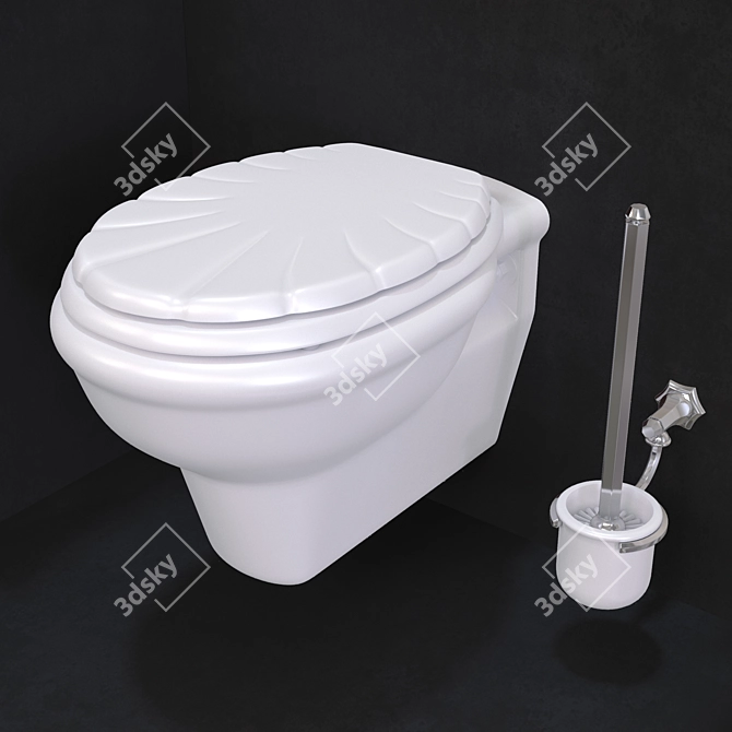 Herbeau Monarch Ar Deco Bathroom Set 3D model image 3