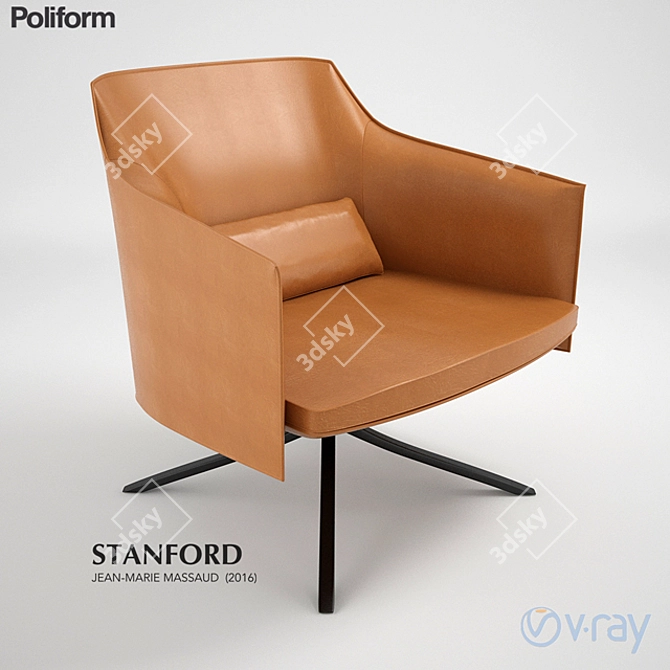 Elevate Your Comfort: Poliform Stanford 3D model image 1