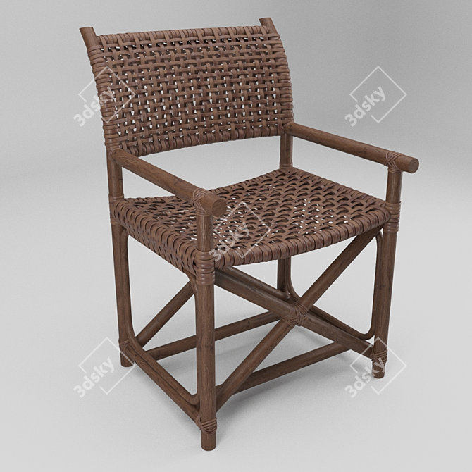 Elegant Kevin Barstool - LaCor 3D model image 2