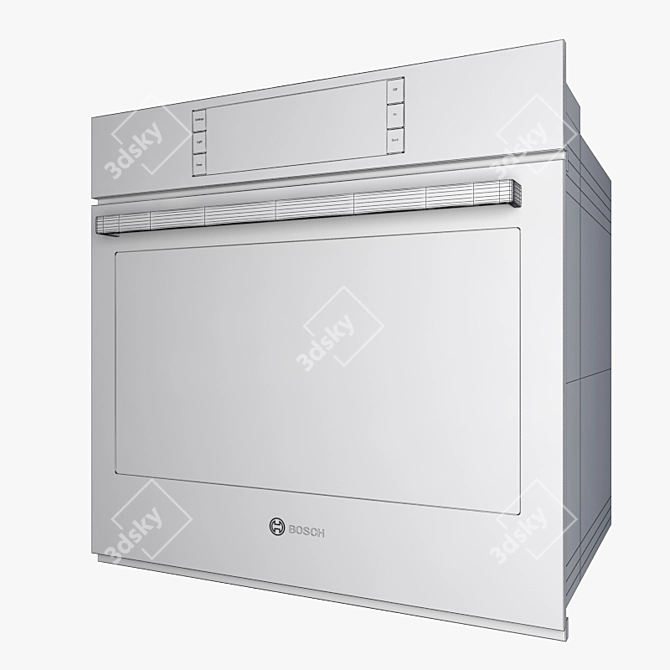 BOSCH 30" Single Wall Oven 3D model image 2