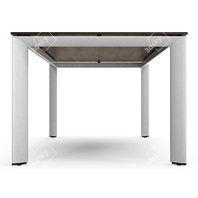 Bene AL Executive Desk: Sleek and Spacious 3D model image 2