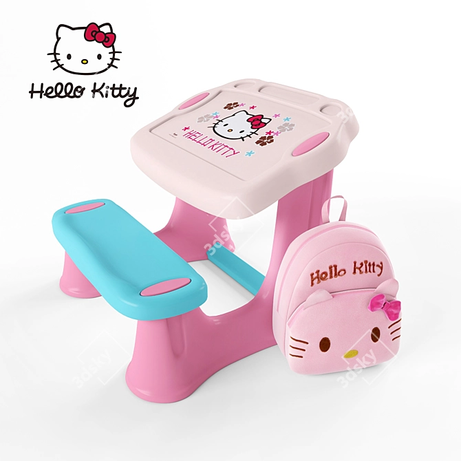 Hello Kitty Party Set 3D model image 1