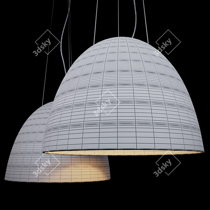 Elegant Pendant Lamps 3D model image 2