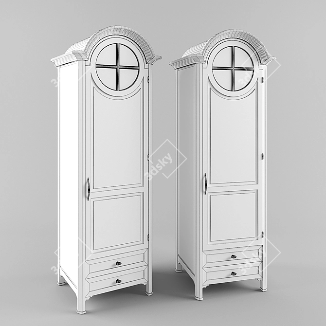 Italian Marchi Cucine Opera Cabinet 3D model image 2