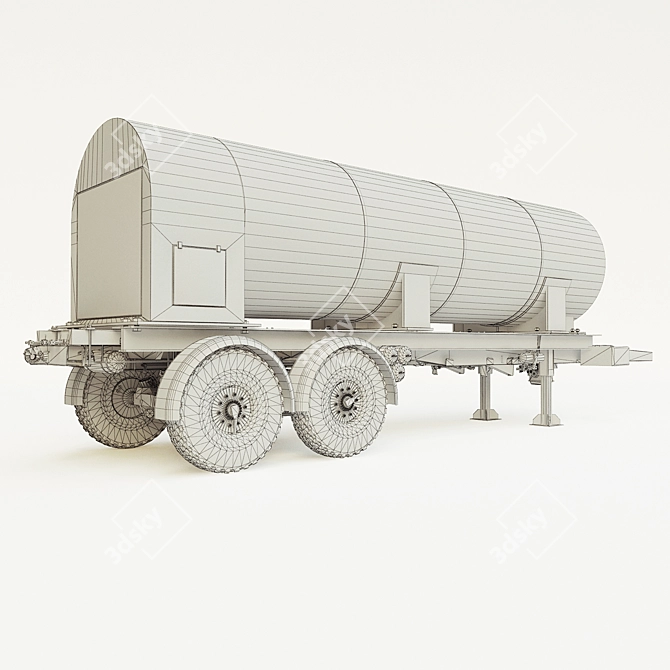 Elevated Tanker 3D model image 2