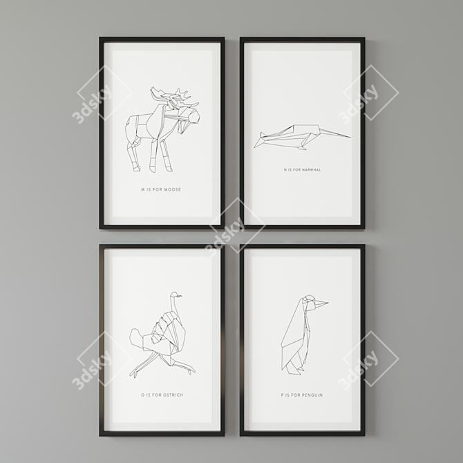 WildLife Canvas Collection 3D model image 3