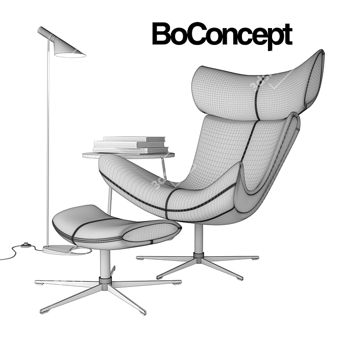 Sleek and Stylish Bocncept Imola 3D model image 3