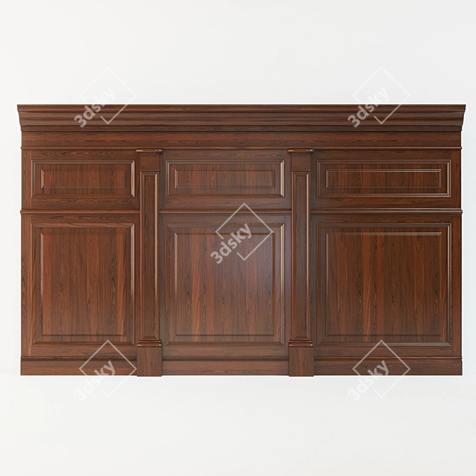 Wood Panels Collection 3D model image 1