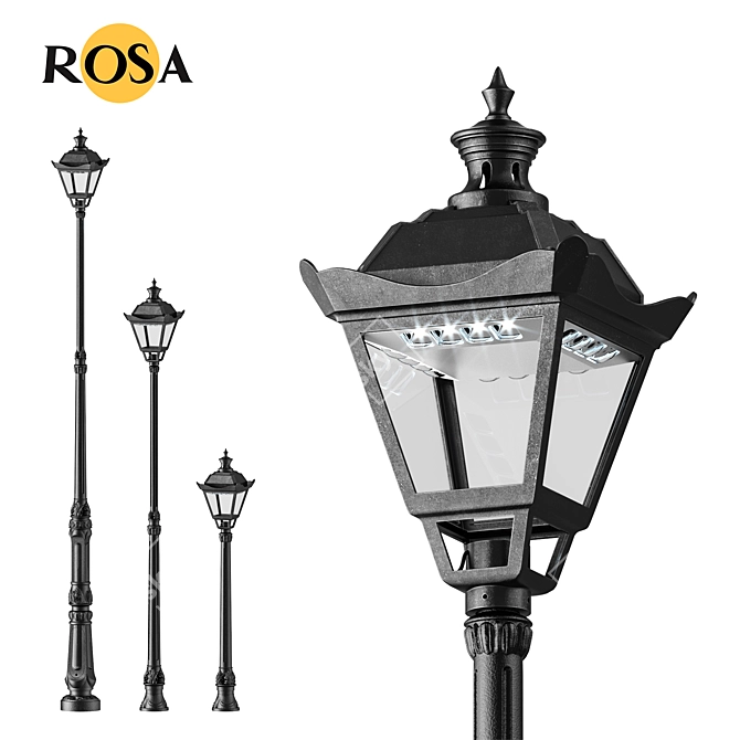 ROSALight Park Luminaire OS-1 LED 3D model image 1