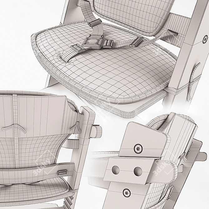 Timba: Safety 1st Highchair 3D model image 3