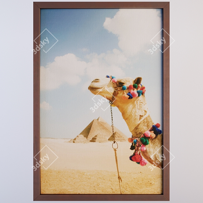 Desert Adventure: Camel Oasis 3D model image 1